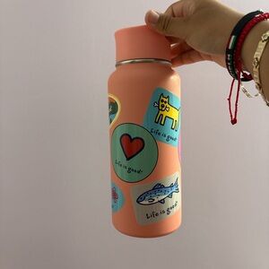 Colorful Sticker Water Bottle